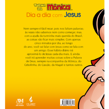 Dia a dia com Jesus -  Turma da Mônica (almofadada)